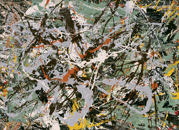 Pollock Untitled (Green Silver)