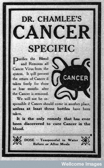 Dr Camlee's Cancer Specific (Wellcome Images)